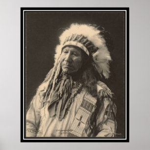 Vintage indian : Chief American Horse, Sioux - Poster