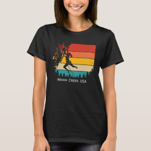Vintage Indian Creek USA Rock Climbing Bouldering T-Shirt