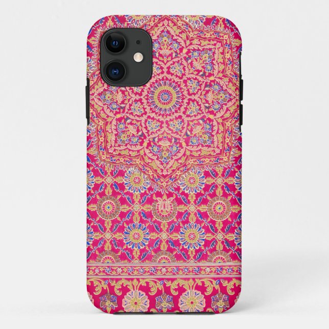 Vintage Indian Embroidery Pattern Case-Mate iPhone Case (Back)