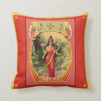Vintage Indian Goddess Pillow