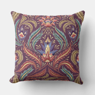 Vintage Indian Style Floral Pattern Cushion