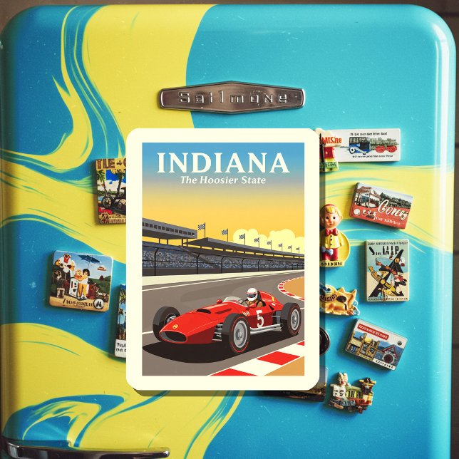 Vintage Indiana Magnet (Creator Uploaded)