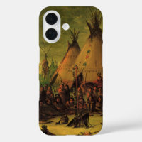 Vintage Indians, Sioux War Council by Catlin
