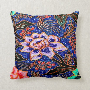 Vintage, Indonesian Batik Cushion