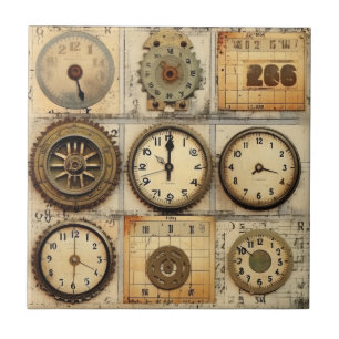 Vintage Industrial Grunge Tile