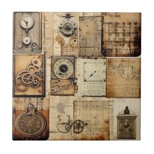 Vintage Industrial Grunge Tile