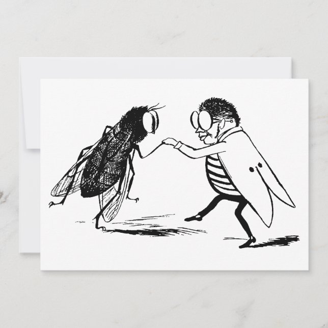 Vintage Insects Dancing; Bluebottle Fly (Front)