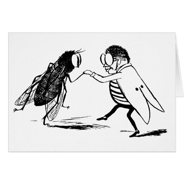 Vintage Insects Dancing; Bluebottle Fly (Front Horizontal)