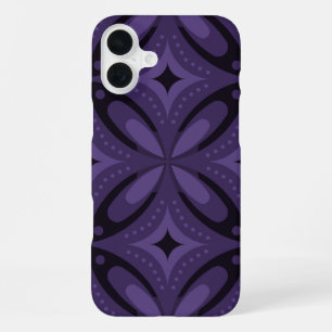 Vintage-Inspired Abstract Geometric Design iPhone 16 Plus Case