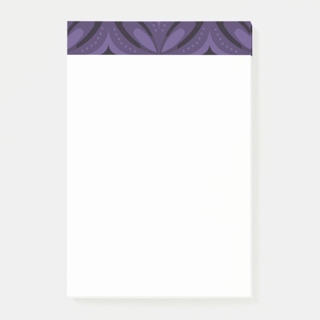 Vintage-Inspired Abstract Geometric Design Post-it Notes (Front)