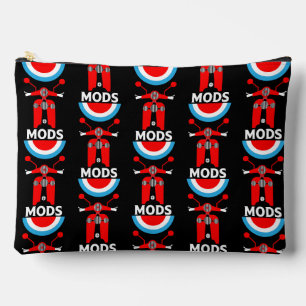 Vintage Inspired British Mods And Rockers Accessory Pouch