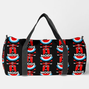 Vintage Inspired British Mods And Rockers Duffle Bag