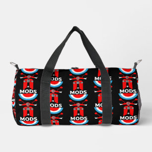 Vintage Inspired British Mods And Rockers Duffle Bag