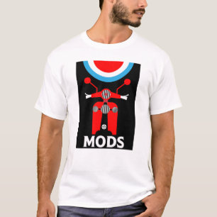 Vintage Inspired British Mods And Rockers T-Shirt