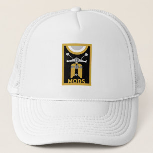 Vintage Inspired British Mods And Rockers Trucker Hat