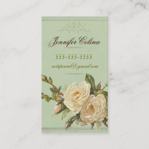 Vintage Inspired Calling Card