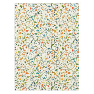 Vintage-Inspired Colourful Paisley Leaf Pattern (2 Tablecloth