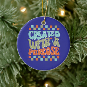 Vintage-Inspired Designs for Everyday Cool Ceramic Ornament