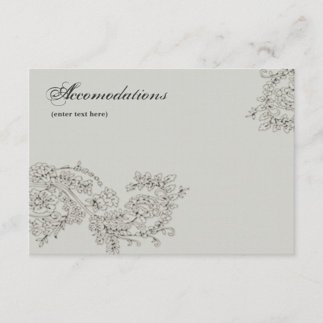 Vintage Inspired Enclosure Cards (Front)