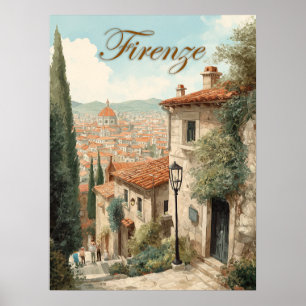 Vintage-Inspired Florence Poster