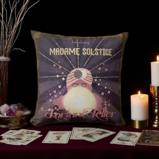 Vintage inspired fortune teller     cushion (Creator Uploaded)