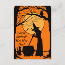 Vintage Inspired Halloween Party Invitation