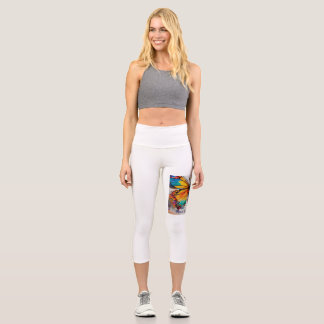 Vintage-Inspired High-Waisted capris