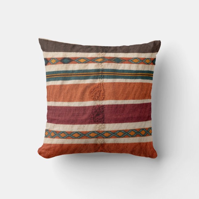Vintage-Inspired Kilim Decorative Pillows: A Class Cushion (Front)