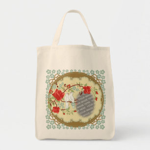 Vintage Inspired Love Customisable Tote Bag