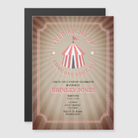 Vintage Inspired Pink Circus Tent Birthday