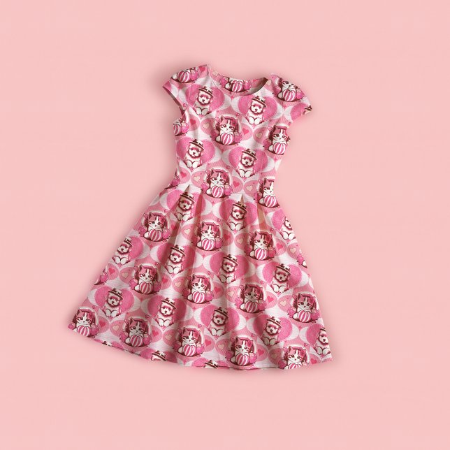 Vintage inspired puppies and kittens  fabric (Creator Uploaded)