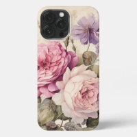 Vintage Inspired Watercolor Roses