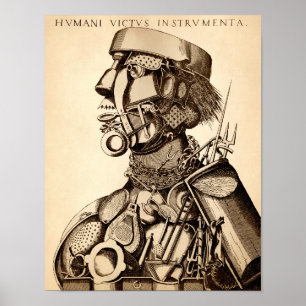 Vintage Instruments of Human Sustenance - Cooking Poster