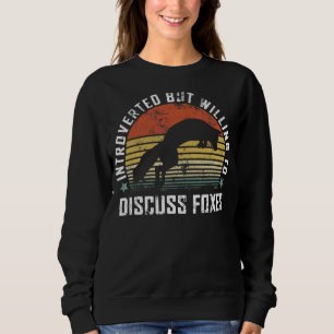 Vintage Introverted Foxes Fox 3 Sweatshirt