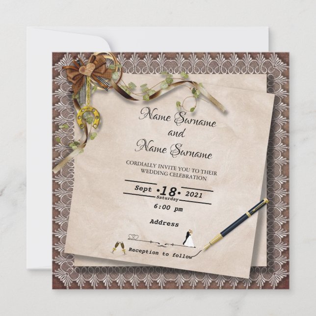 Vintage Invitation (Front)
