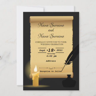 "vintage" invitation