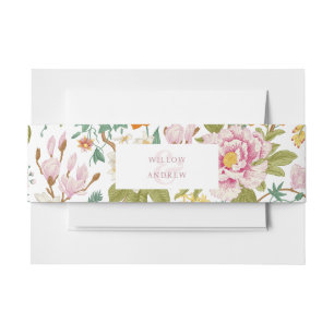 Vintage Invitation Belly Band