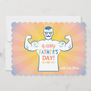 Vintage invitation for Father's day.