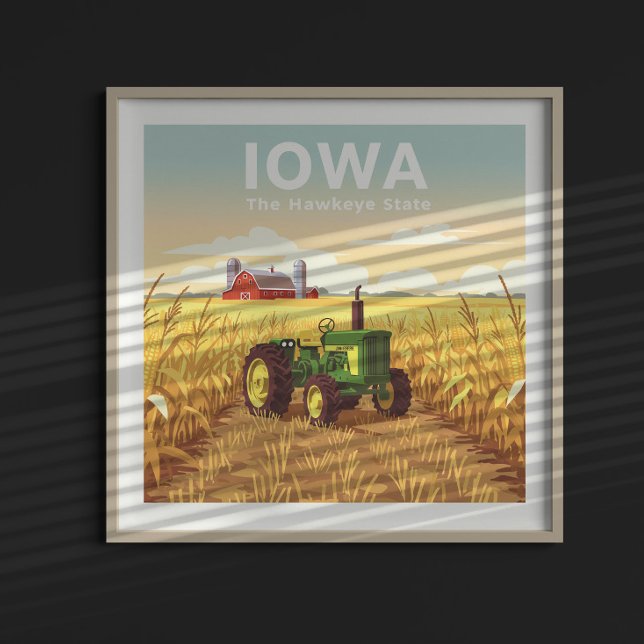 Vintage Iowa Poster (Creator Uploaded)