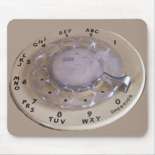 Vintage Ipad Texting Machine Mouse Pad