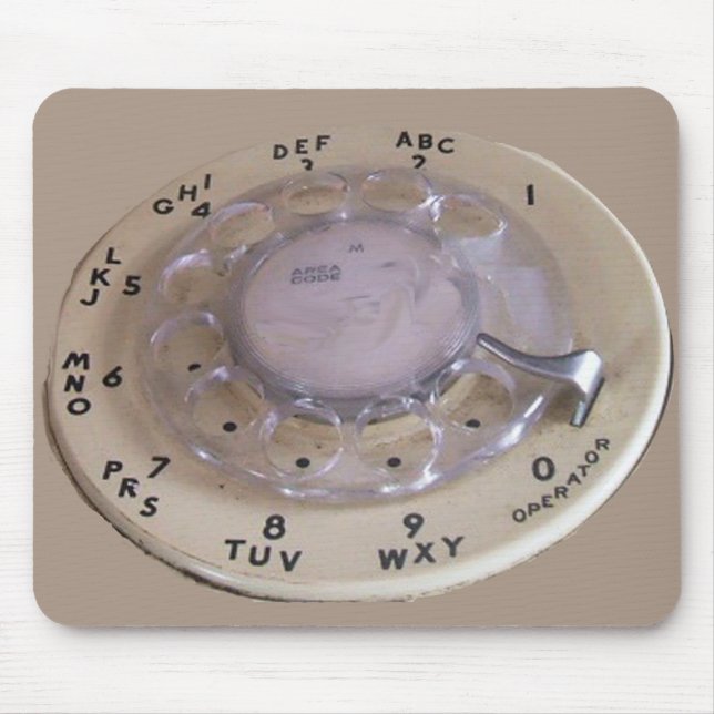 Vintage Ipad Texting Machine Mouse Pad (Front)
