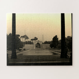 Vintage Iran Isfahan chehel sotun palace Jigsaw Puzzle