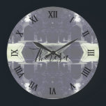 Vintage Iran Isfahan mosque Large Clock<br><div class="desc">Vintage Iran Isfahan mosque</div>