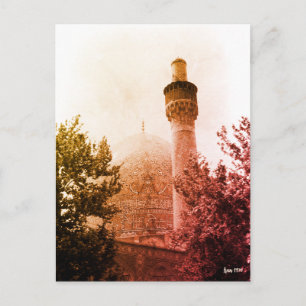 Vintage Iran Isfahan royal mosque Postcard