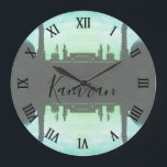 Vintage Iran Qom Mosque of Fatima Large Clock<br><div class="desc">Vintage Iran Qom Mosque of Fatima</div>