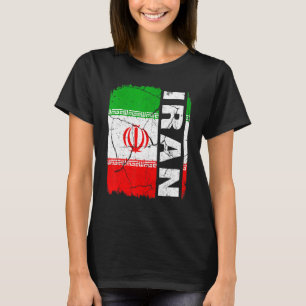 Vintage Iranian Flag Iran Pride Roots Heritage T-Shirt