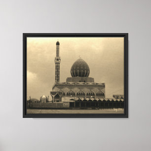 Vintage Iraq Baghdad Buniya Mosque Canvas Print