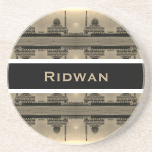 Vintage Iraq Baghdad Buniya Mosque Coaster