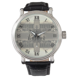 Vintage Iraq Baghdad central railway station Watch