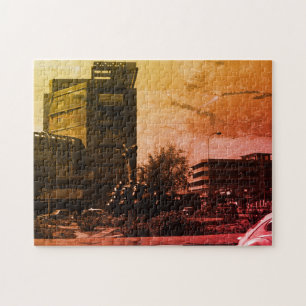 Vintage Iraq Baghdad fountain Jigsaw Puzzle